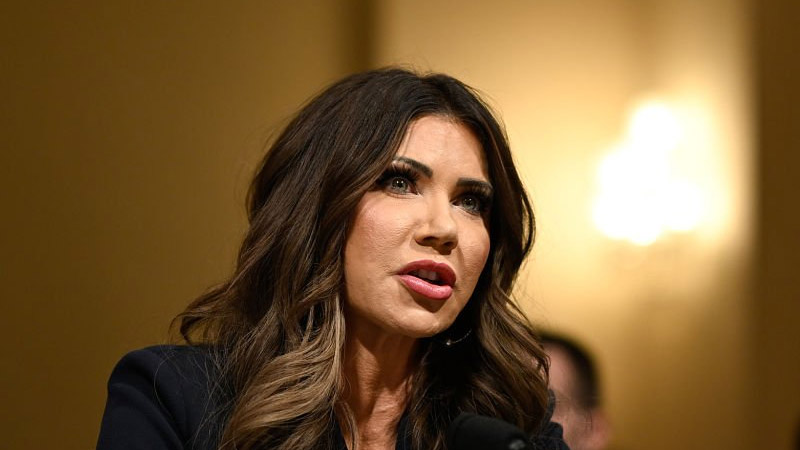 Kristi Noem, secretary of the US Department of Homeland Security