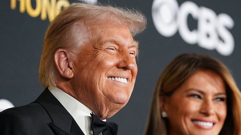 President Donald Trump and first lady Melania Trump