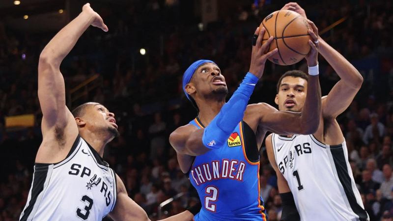 Thunder rout Spurs 119-98