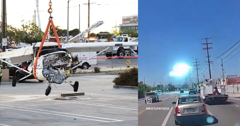 Terrifying footage emerges of plane