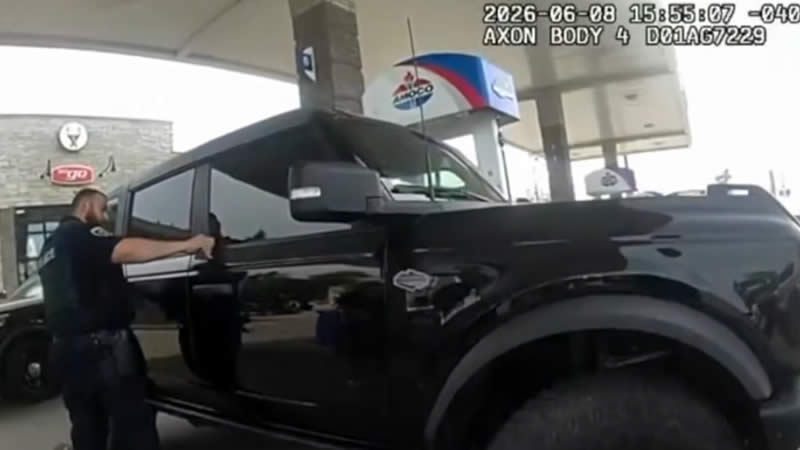Dearborn Police Smash SUV Window
